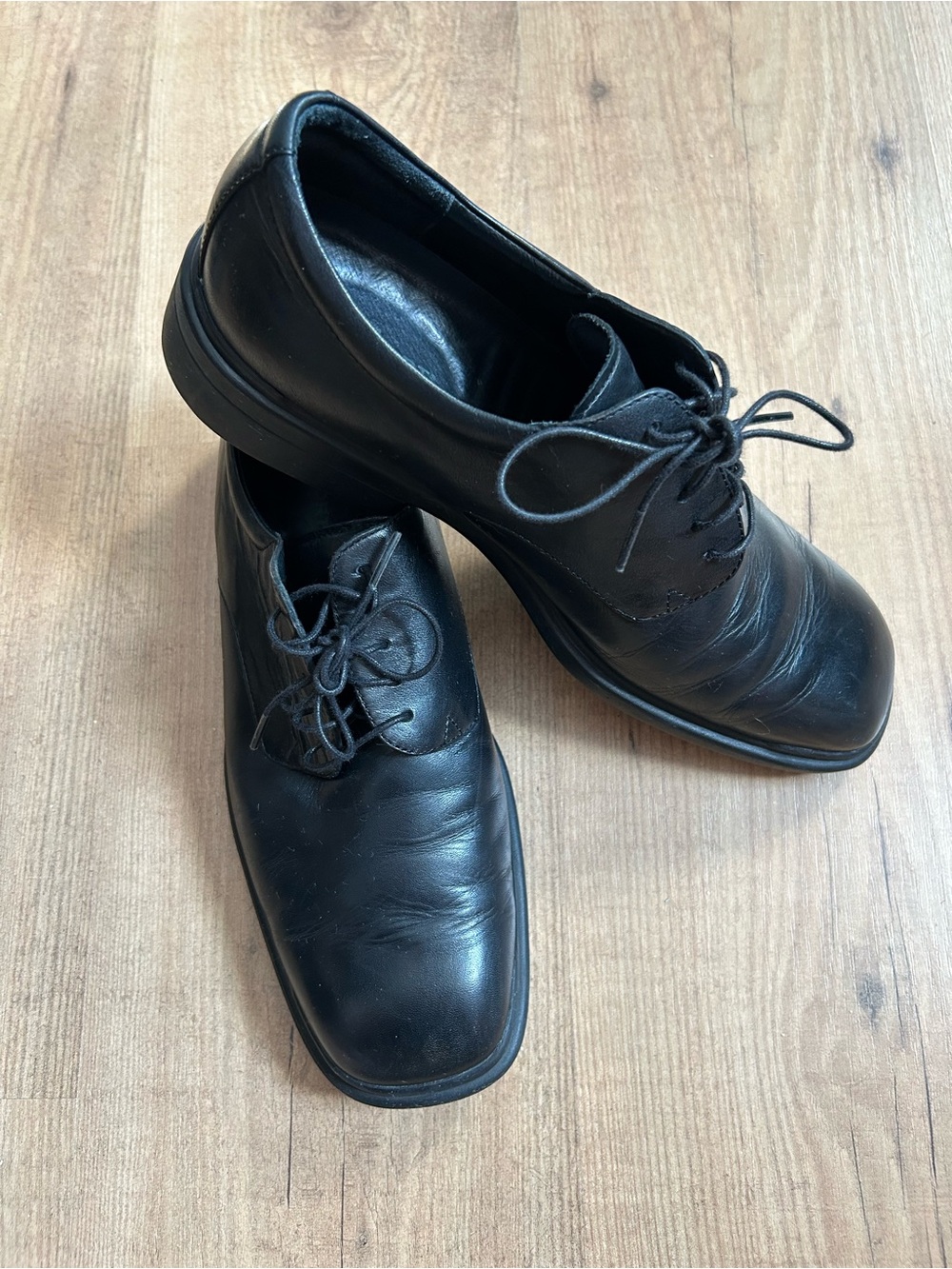 Rockport Classic Black Leather Lace-Up Men's Dress Shoes